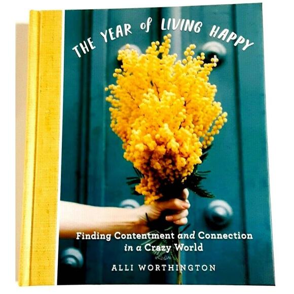 BUY 3... Year of Living Happy Finding Contentment in a Crazy World Journal - Picture 1 of 8
